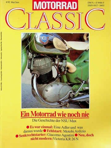 Motorrad Classic 04/1992 Motorrad Classic 04/1992